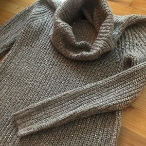 Target/Mossimo gold cowl neck knit sweater. Sz XL